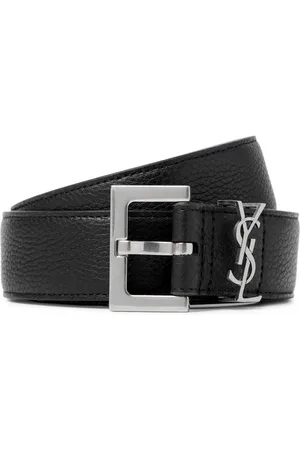 Saint Laurent 3cm Full-Grain Leather Belt - Men - - EU 80