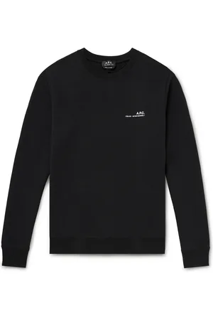 A.P.C. Logo-Print Cotton Sweatshirt - Men - - XL