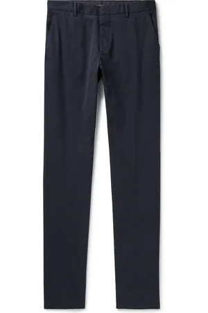 Z Zegna Men's Slim Fit Seersucker Linen & Cotton Jogger Dress