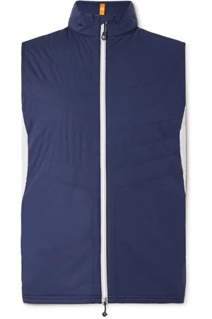 Peter Millar Fuse Elite Quilted Colour-Block Shell and Stretch-Jersey Golf Gilet - Men - - XXL