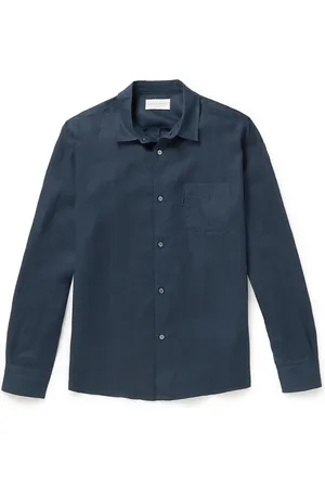 DEREK ROSE Monaco Linen Shirt - Men - - S