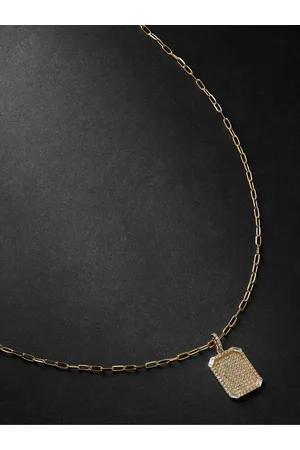 Shay 18-Karat Diamond Pendant Necklace - Men