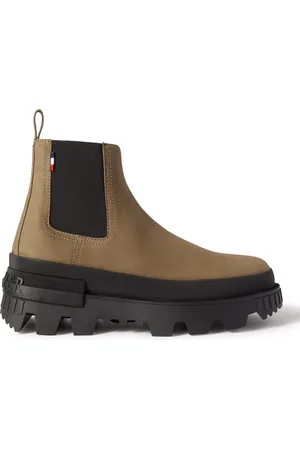 Moncler Suede Chelsea Boots - Men - - EU 40