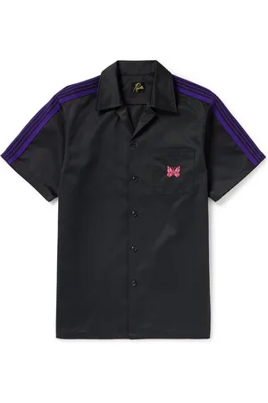 Pins & Needles Webbing-Trimmed Embroidered Twill Shirt - Men - - M