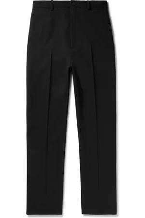 Balenciaga Wide-Leg Twill Trousers - Men - - FR 46