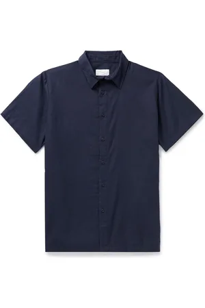 ONIA Stretch Linen-Blend Shirt - Men - - S