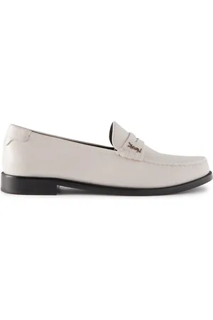 Saint Laurent Logo-Embellished Leather Penny Loafers - Men - - EU 40