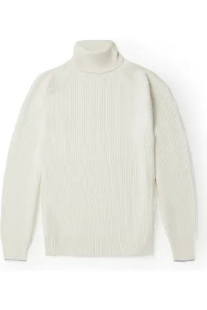 Brunello Cucinelli Ribbed Cashmere Rollneck Sweater - Men - - IT 54