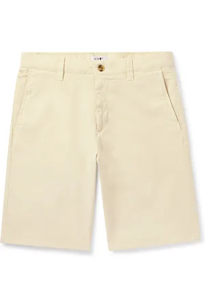 NN.07 Crown 1005 Straight-Leg Garment-Dyed Stretch-Cotton Twill Shorts - Men - - UK/US 28
