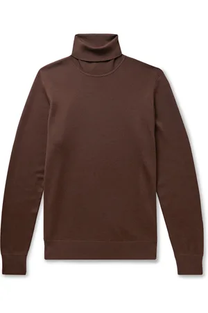 Loro Piana Dolcevita Slim-Fit Cashmere, Virgin Wool and Silk-Blend Rollneck Sweater - Men - - XL