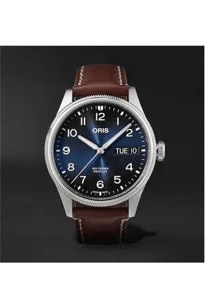 Oris Big Crown ProPilot Big Day Date Automatic 44mm Stainless Steel and Leather Watch, Ref. No. 01 752 7760 4065-07 5 22 07LC - Men