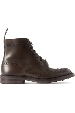 TRICKERS Stow Leather Brogue Boots - Men - - UK 6.5