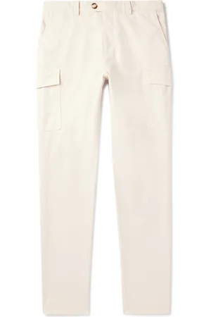 Brunello Cucinelli Straight-Leg Cotton-Gabardine Cargo Trousers - Men - - IT 52