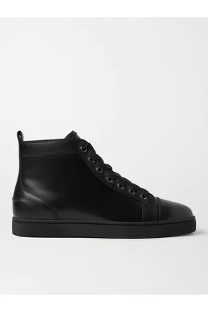 Christian Louboutin Louis Leather High-Top Sneakers - Men - - EU 39
