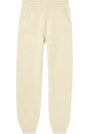 Loro Piana Tapered Waffle-Knit Wool Sweatpants - Men - - Age 2