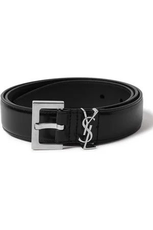 Saint Laurent 3cm Leather Belt - Men - - EU 90