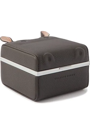 Charles Simon Eaton Hippo Full-Grain Leather Travel Watch Case - Men