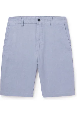 NN.07 Crown 1196 Straight-Leg Linen Shorts - Men - - UK/US 38