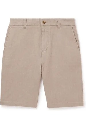 NN.07 Crown 1196 Straight-Leg Linen Shorts - Men - - UK/US 38