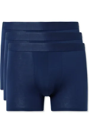 Three-Pack Cotton-Blend Boxer Shorts