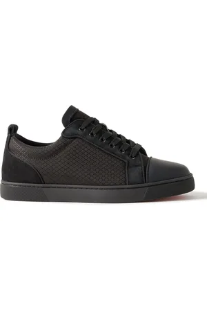 Christian Louboutin Louis Junior Suede and Leather-Trimmed Ripstop Sneakers - Men - - EU 42