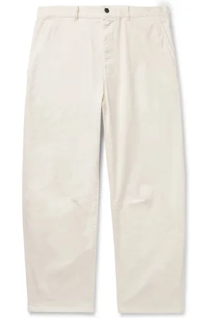NILI LOTAN Carpenter Straight-Leg Cropped Cotton-Blend Twill Trousers - Men - - UK/US 36