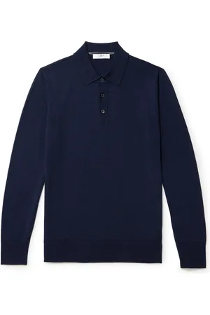 Mr P. Merino Wool Polo Shirt - Men - - M