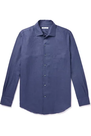 Loro Piana Arizona Linen Shirt - Men - - S