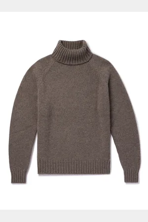 Oversized Virgin Wool Ottoman Rollneck Sweater