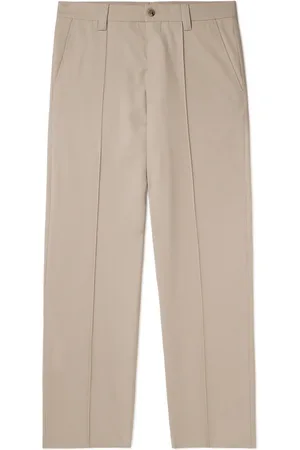 NN.07 Throwing Fits Tauber 1728 Straight-Leg Pleated Twill Trousers - Men - - 28W 32L