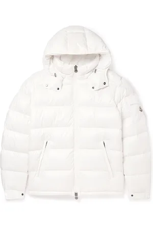 Moncler Maya Logo-Appliquéd Quilted Glossed-Shell Hooded Down Jacket - Men - - 2