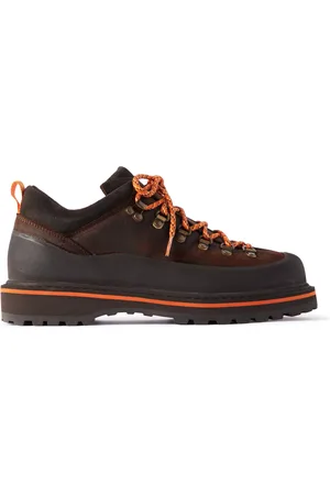 Mr P. Diemme Roccia Basso Rubber-Trimmed Suede Hiking Boots - Men - - UK 7