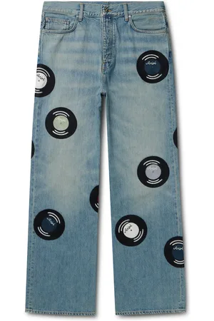 AMIRI Appliquéd Wide-Leg Jeans - Men - - UK/US 30