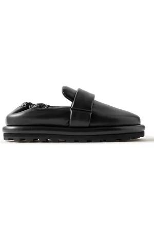 Jil Sander Puffy Padded Leather Mules - Men - - EU 42