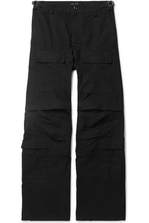 Balenciaga Convertible Flared Cotton-Ripstop Cargo Trousers - Men - - XS