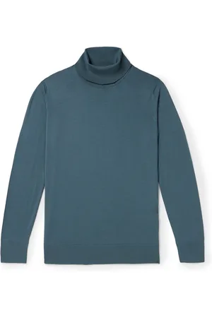 Loro Piana Wish® Virgin Wool Rollneck Sweater - Men - - IT 46
