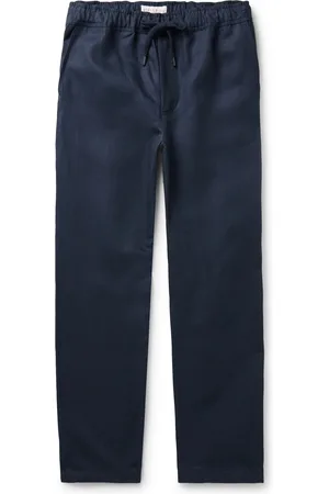 DEREK ROSE Sydney 2 Slim-Fit Linen Drawstring Trousers - Men - - L