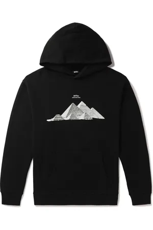Msftsrep Printed Cotton-Jersey Hoodie - Men - - S
