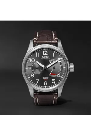 Oris ProPilot Calibre 111 44mm Stainless Steel and Alligator Watch, Ref. No. 111 7711 4163 12272FC - Men