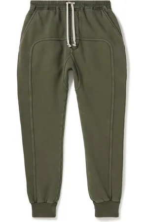 Rick Owens Prisoner Tapered Cotton-Jersey Drawstring Sweatpants - Men - - 6