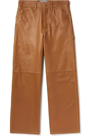 Marni Carhartt WIP Wide-Leg Leather Trousers - Men - - L