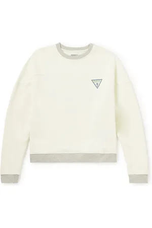 Guess Logo-Print Cotton-Blend Jersey Sweatshirt - Men - - M