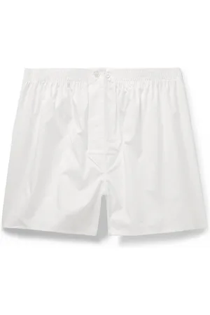 DEREK ROSE Savoy Cotton Boxer Shorts - Men - - S