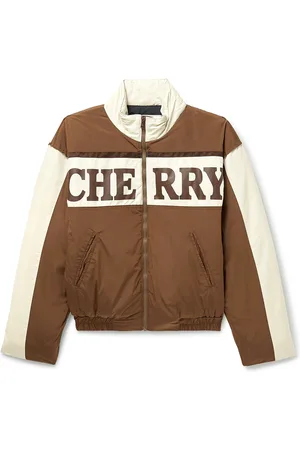CHERRY LOS ANGELES Pit Crew Logo-Print Padded Shell Jacket - Men - - L