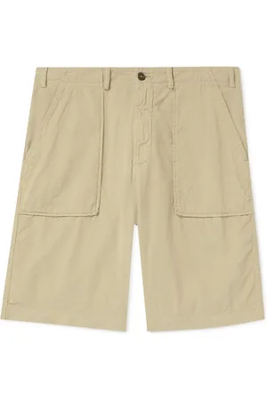 Universal Works Fatigue Wide-Leg Cotton-Corduroy Shorts - Men - - UK/US 28