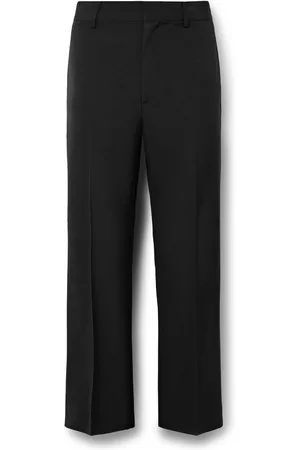 Acne Studios Pilos Slim-Fit Straight-Leg Crepe Trousers - Men - - IT 48