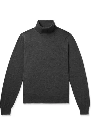 Tom Ford Slim-Fit Cashmere and Silk-Blend Rollneck Sweater - Men - - IT 58