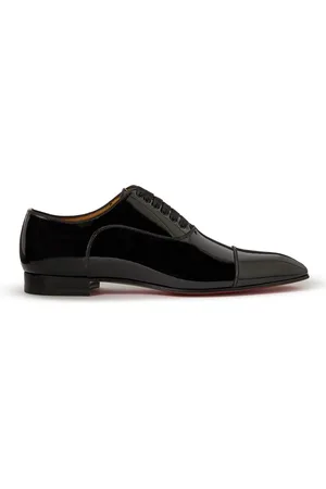 Christian Louboutin Greggo Patent-Leather Oxford Shoes - Men - - EU 41