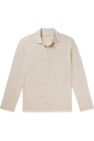 Saman Amel Cashmere and Silk-Blend Shirt - Men - - IT 46