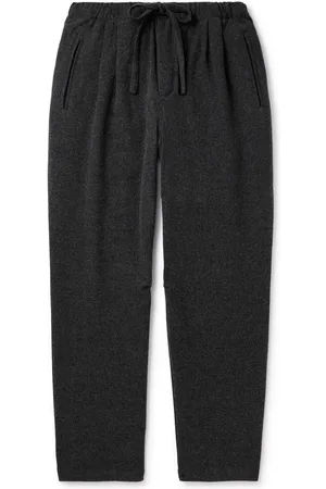MASSIMO ALBA Keywest Straight-Leg Cotton and Cashmere-Blend Drawstring Trousers - Men - - XL